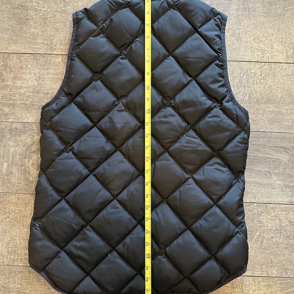 Jcrew Black Gold Quilted Puffer Vest Size XS - Picture 6 of 7